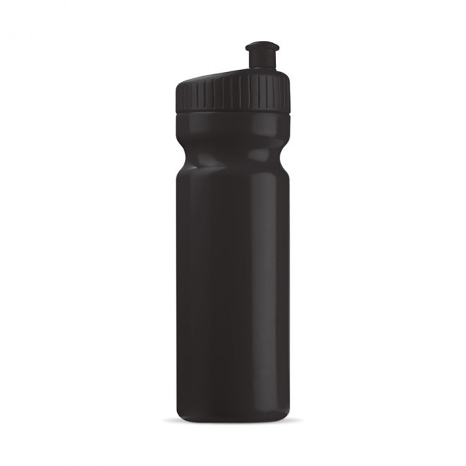 GOURDE OPAQUE PERSONNALISABLE 750ML 'TRAIL' 4J - noir