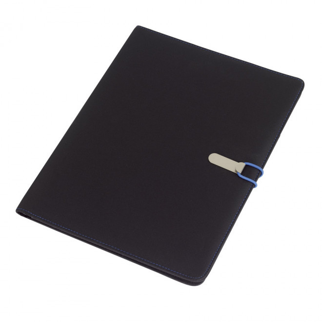 CONFÉRENCIER PERSONNALISABLE A4 'NICOLIN' - bleu