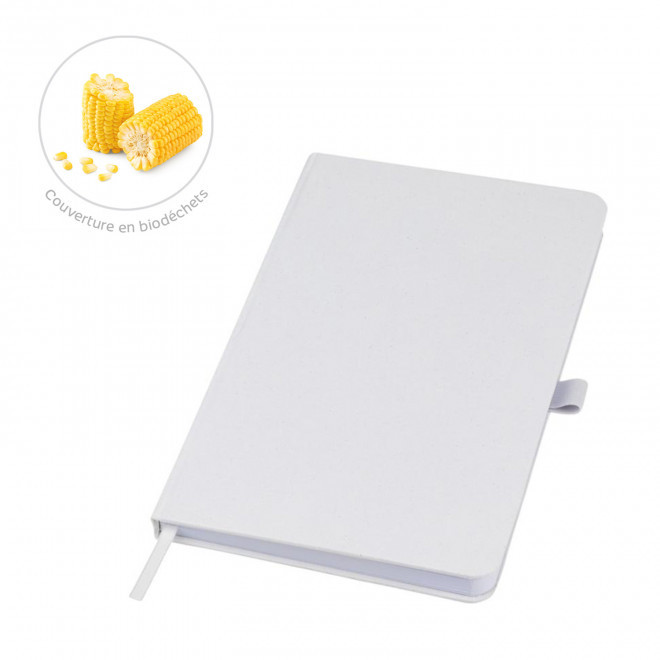  CARNET A5 PERSONNALISE BIODECHETS 'SULEA' - blanc