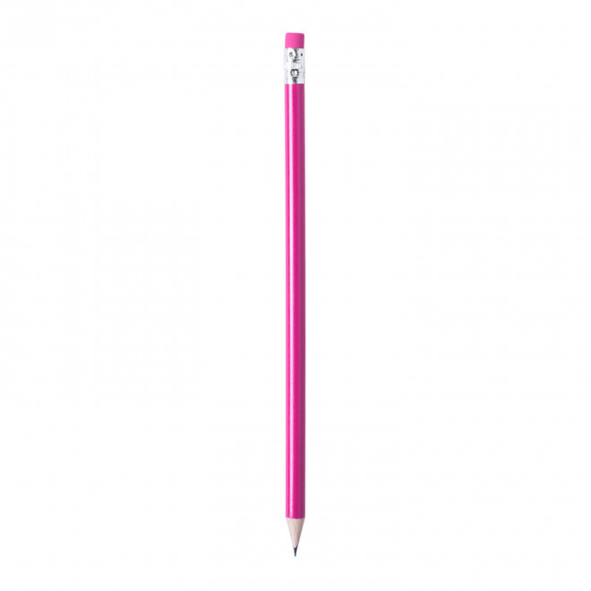 LOT DE 100 CRAYONS À PAPIER PERSONNALISÉ 'CRAYOCOLOR' - fuchsia