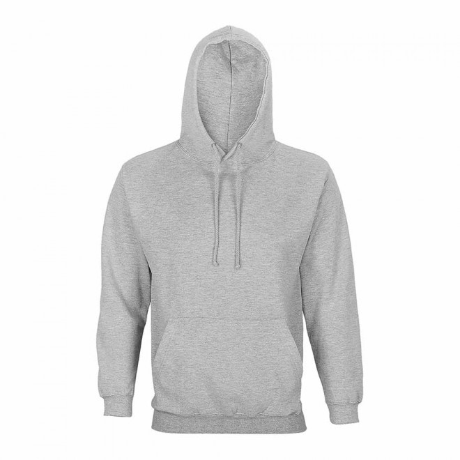 SWEAT À CAPUCHE PERSONNALISABLE 'CONDOR' - gris chiné