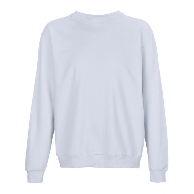 SWEAT COL ROND MIXTE PERSONNALISABLE 'COLUMBIA' - crème