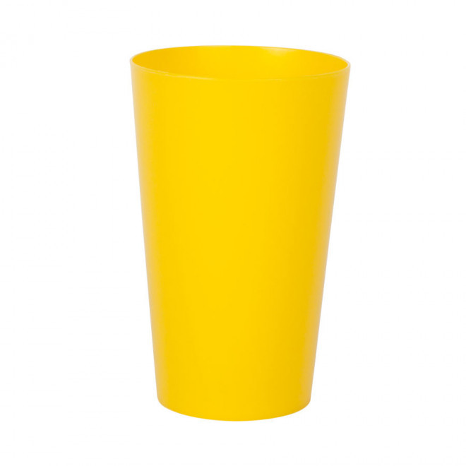 GOBELET PERSONNALISÉ RÉUTILISABLE 30 CL 'CUP' - jaune