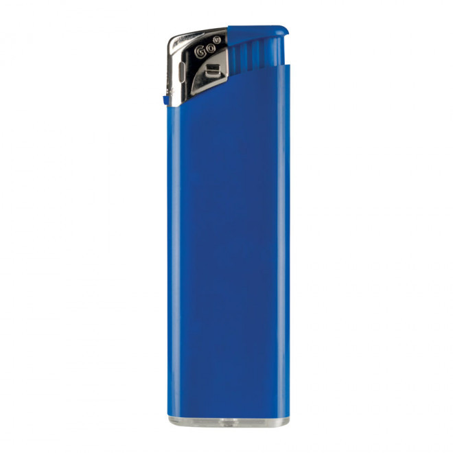BRIQUET PERSONNALISÉ RECHARGEABLE PIEZO 'SATURNE' - bleu
