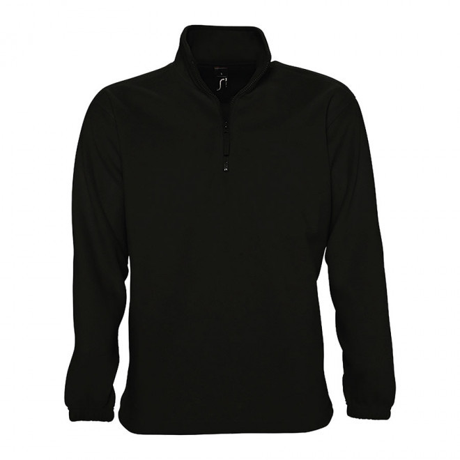 SWEAT-SHIRT PUBLICTAIRE MIXTE POLAIRE 'NESS' 300 GR/M² 72H - noir