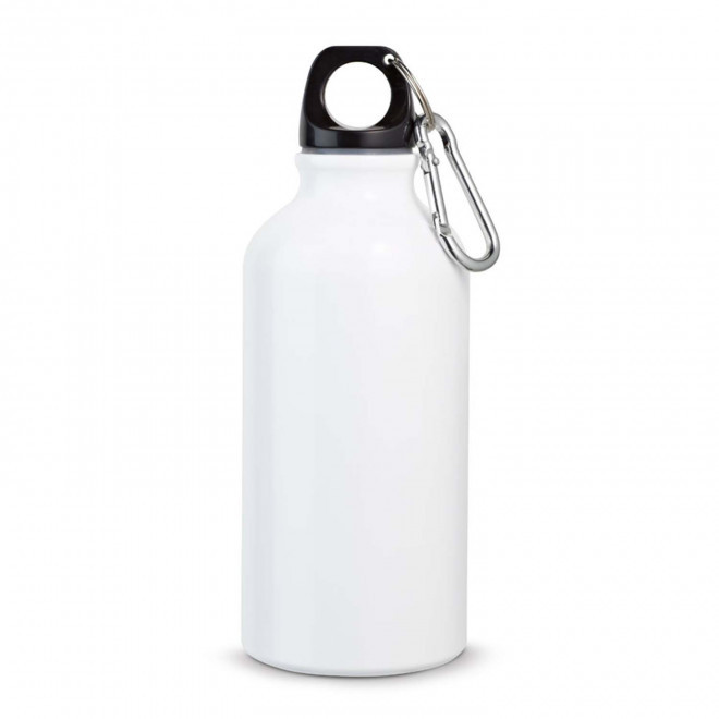 GOURDE PERSONNALISABLE EN MÉTAL 400 ML 'EVEREST' - blanc