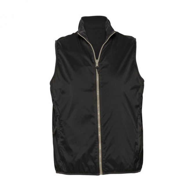 BODYWARMER MIXTE REVERSIBLE 'WINNER' 210 GR/M² - noir