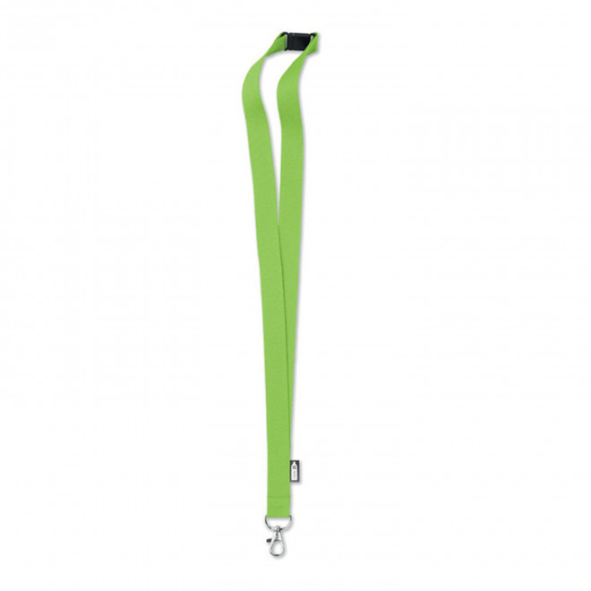TOUR DE COU PERSONNALISABLE  'LUCO RPET' - lime