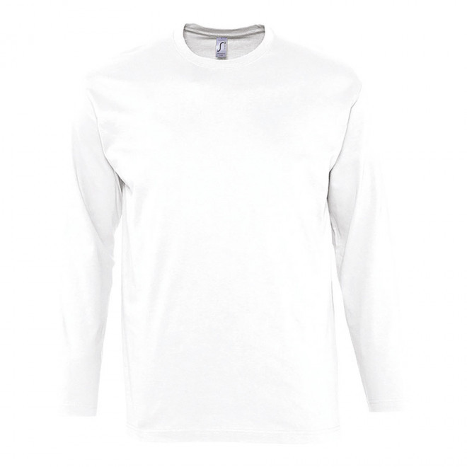 TEE-SHIRT HOMME MANCHES LONGUES 'MONARCH' BLANC 150 GR/M² - blanc