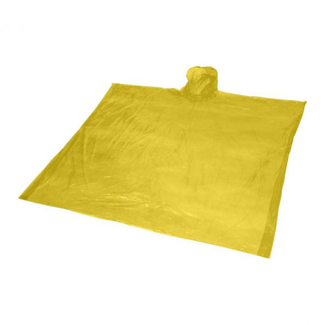 PONCHO PUBLICITAIRE TRANSPARENT 'HIGHLAND' RAPIDE 4 JOURS - jaune