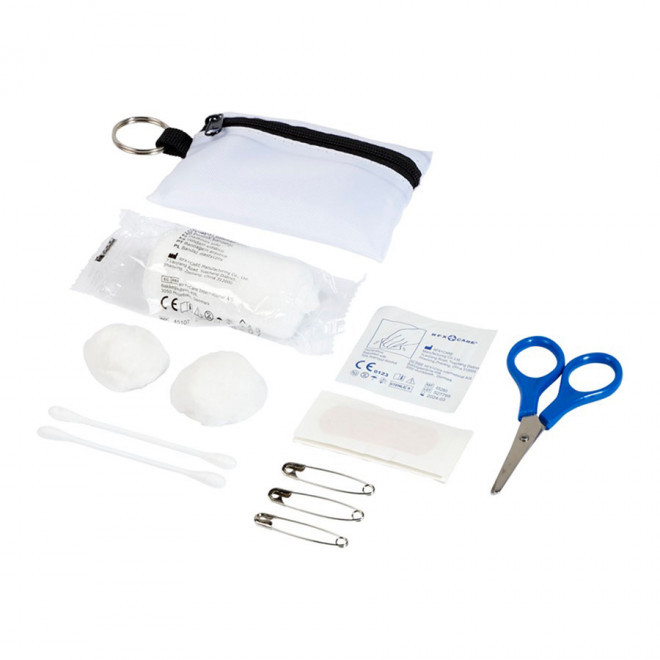 TROUSSE DE PREMIERS SECOURS PUBLICITAIRE 'SAFO' 4J - blanc