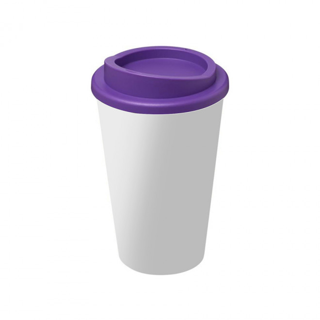 GOBELET PUBLICITAIRE ISOTHERME AMERICANO® QUADRI 'IBON' - violet