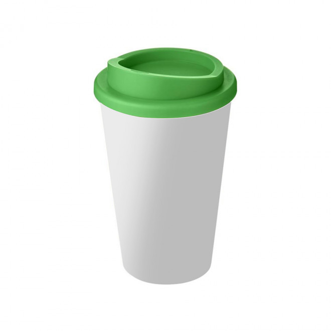 GOBELET PUBLICITAIRE ISOTHERME AMERICANO® QUADRI 'IBON' - vert