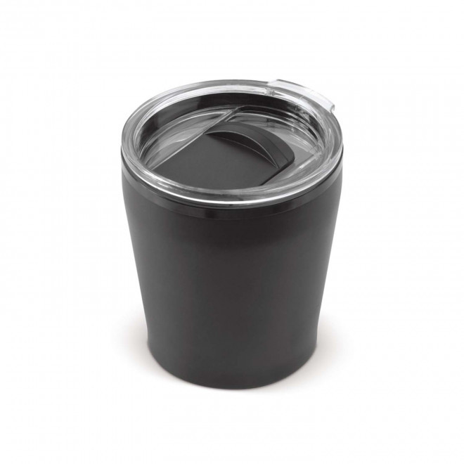 MUG À CAFÉ PERSONNALISÉ À EMPORTER 180 ML 'NIZZIE' - noir