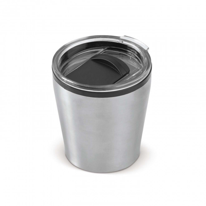 MUG À CAFÉ PERSONNALISÉ À EMPORTER 180 ML 'NIZZIE' - argenté