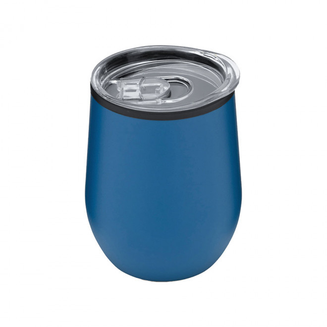 MUG À CAFÉ PERSONNALISABLE À EMPORTER 300 ML 'GOUGA' - bleu