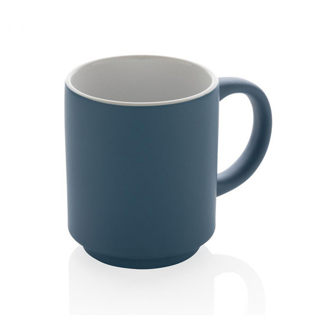 MUG PERSONNALISÉ EN CÉRAMIQUE 180 ML 'MOIO' - bleu
