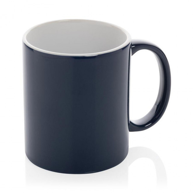 MUG PERSONNALISÉ EN CÉRAMIQUE 350 ML 'DOKIO' - bleu