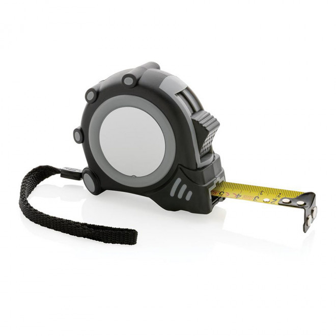 MÈTRE 5M PERSONNALISABLE 'BLOCKER RCS ROND' - noir/gris