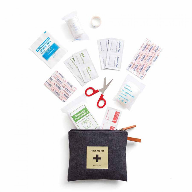 TROUSSE SECOURS PERSONNALISEE 'VINGA' - noir