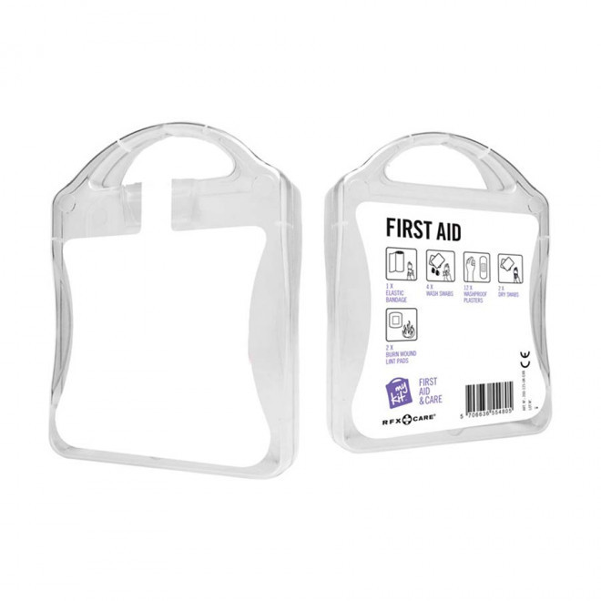 KIT DE SECOURS PUBLICITAIRE 'MY KIT PREMIERS SECOURS' - blanc