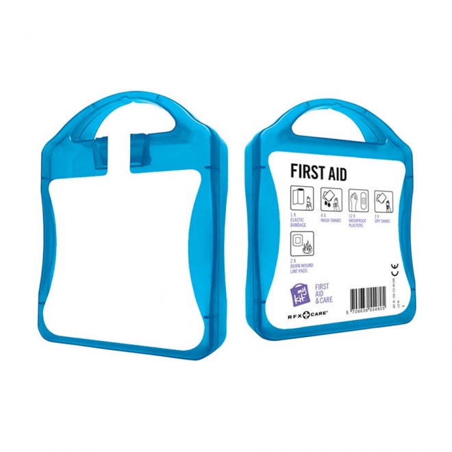 KIT DE SECOURS PUBLICITAIRE 'MY KIT PREMIERS SECOURS' - bleu
