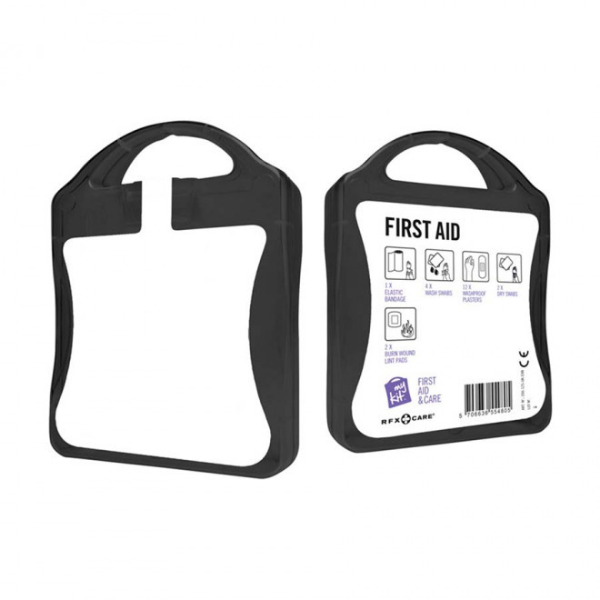 KIT DE SECOURS PUBLICITAIRE 'MY KIT PREMIERS SECOURS' - noir
