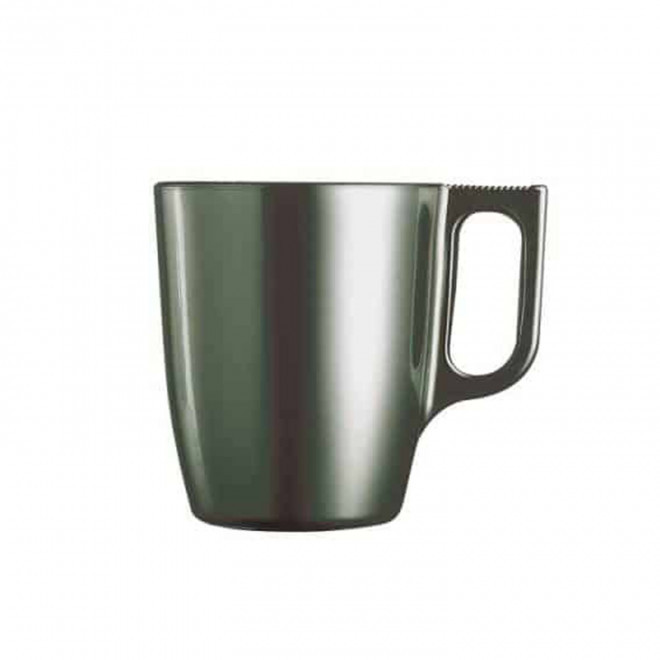 MUG EN VERRE PERSONNALISE MIF 250ML 'FLASHY' - vert sauge
