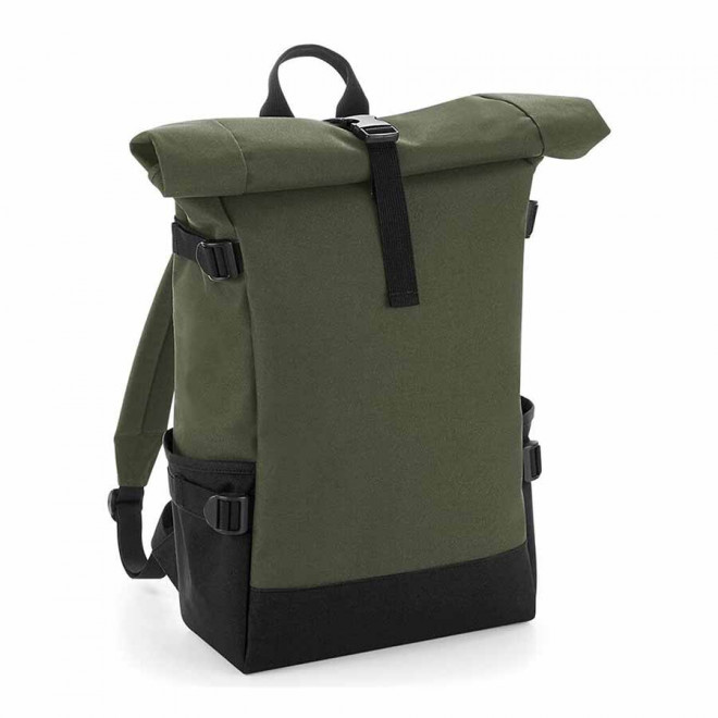 SAC À DOS PUBLICITAIRE 'LENI' - kaki/noir