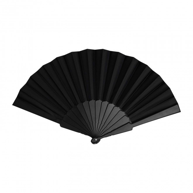 ÉVENTAIL PUBLICITAIRE EN RPET 'FANNY RPET' - noir