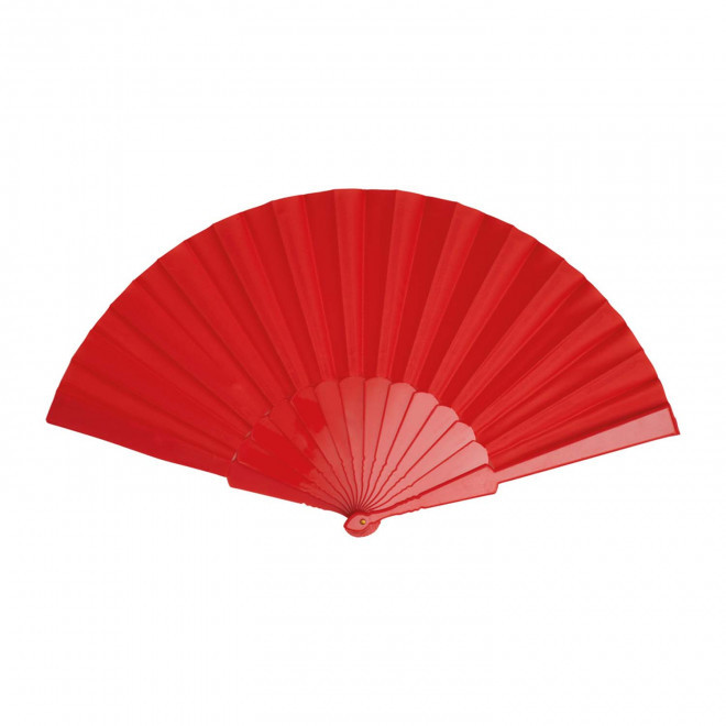 ÉVENTAIL PUBLICITAIRE EN RPET 'FANNY RPET' - rouge