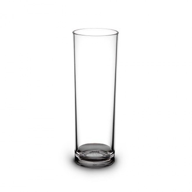 VERRE TUBE PERSONNALISABLE 200 ML 'LONGO DRINKO' - transparent