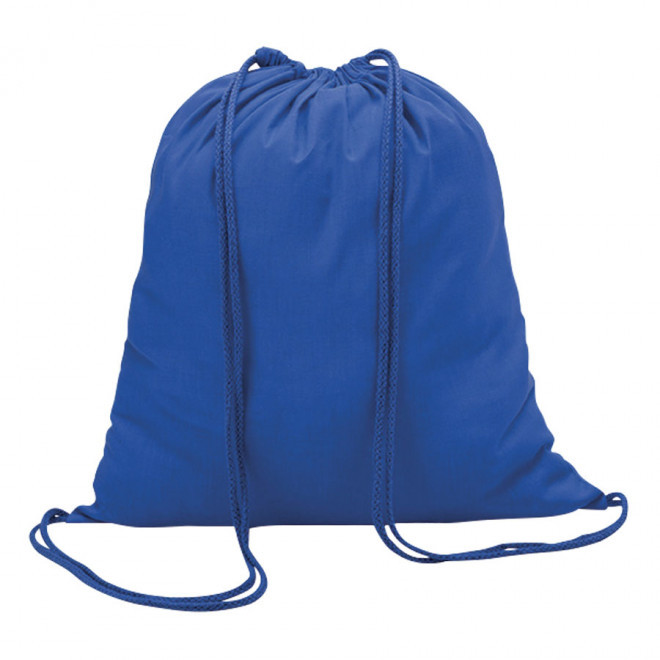 SAC À DOS PUBLICITAIRE EN COTON 'RHIDA COULEUR' 100 GR/M² - marine