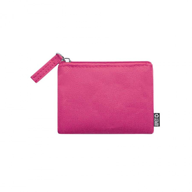PORTE-MONNAIE PERSONNALISABLE EN RPET 'BLAZE'  - fuchsia