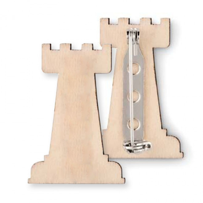 PINS PERSONNALISABLES EN BOIS 'YARI' - sur mesure