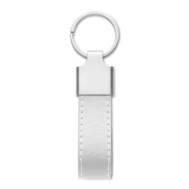 PORTE-CLES PUBLICITAIRES SUR MESURE 'POTI' - blanc