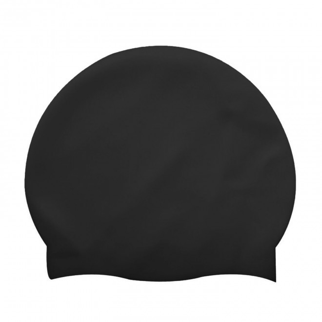BONNET DE BAIN SILICONE PERSONNALISABLE 'BALISTE LIGHT' - noir