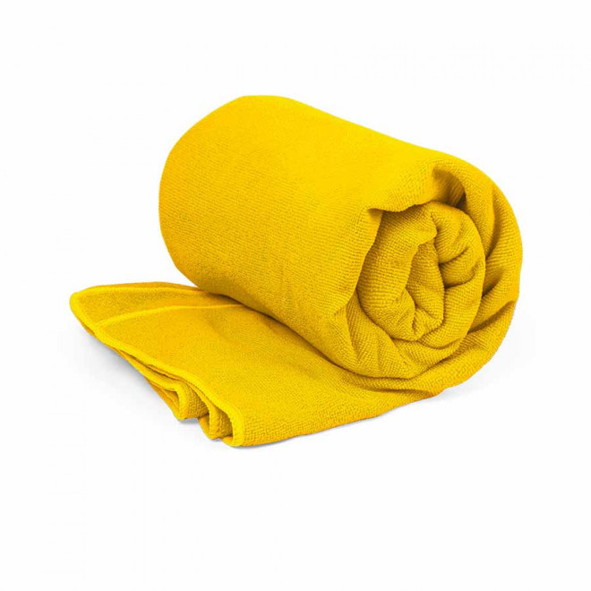 DRAP DE BAIN PUBLICITAIRE 90x170 'DULLA'  - jaune