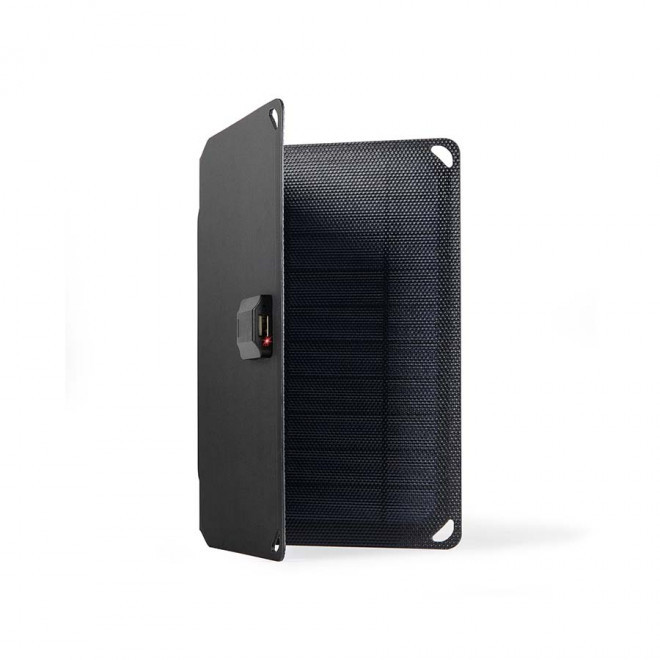 PANNEAU SOLAIRE PUBLICITAIRE 10W LIVOO® 'PANSO' - noir