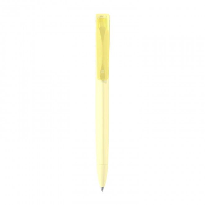 STYLO PERSONNALISABLE 'ODRI GUM' - jaune pastel