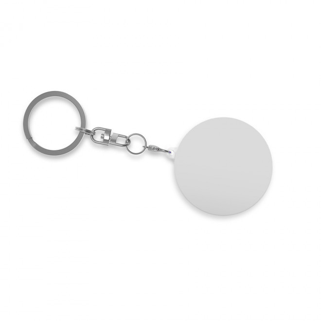 PORTE-CLÉS PUBLICITAIRE RIGIDE SUR MESURE 'MAKLY' - rond