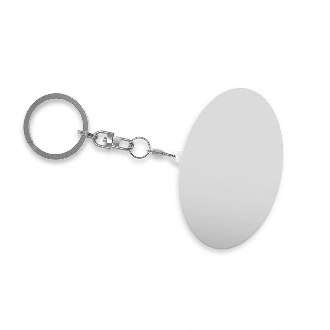 PORTE-CLÉS PUBLICITAIRE RIGIDE SUR MESURE 'MAKLY' - ovale