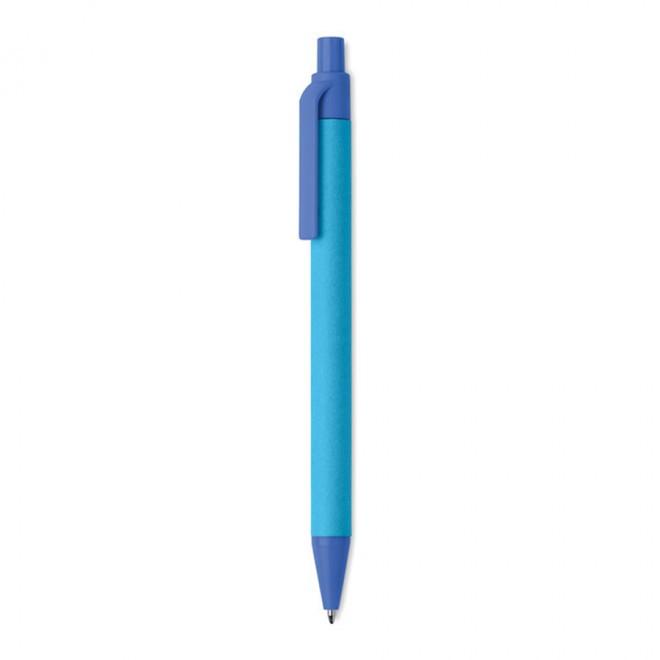 STYLO PUBLICITAIRE EN CARTON 'AMOSIS COLOR'  - bleu