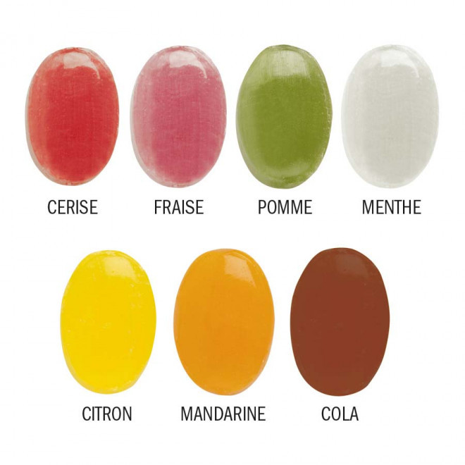 MINI BONBON PUBLICITAIRE 'CANDY' SACHET PLAT - assortis