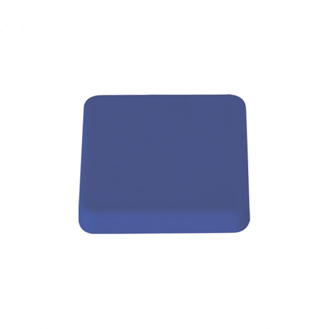 MAGNET PUBLICITAIRE CARRÉ COULEUR 'WILMA' - bleu foncé 3 cm