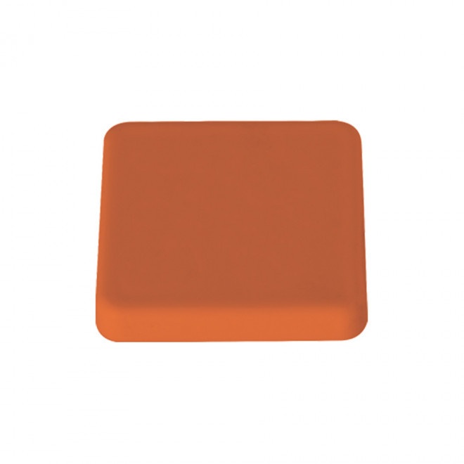 MAGNET PUBLICITAIRE CARRÉ COULEUR 'WILMA' - orange 4 cm