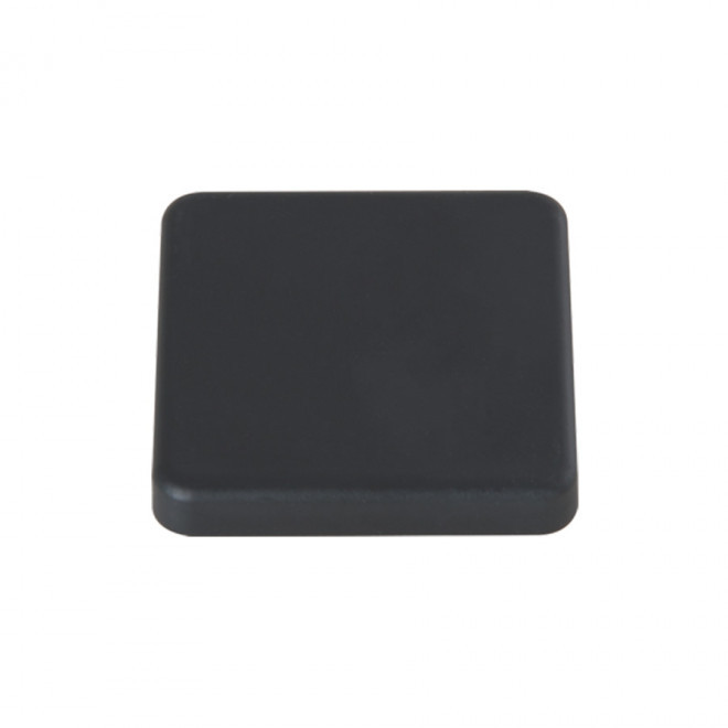 MAGNET PUBLICITAIRE CARRÉ COULEUR 'WILMA' - noir 4 cm