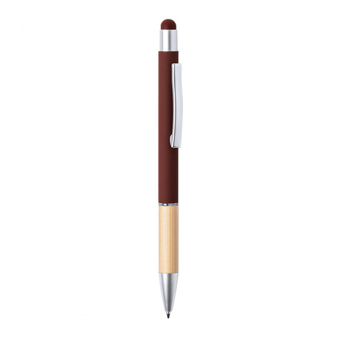 STYLO PUBLICITAIRE EN ALUMINUM 'ALUSTI SOFT TOUCH' - rouge