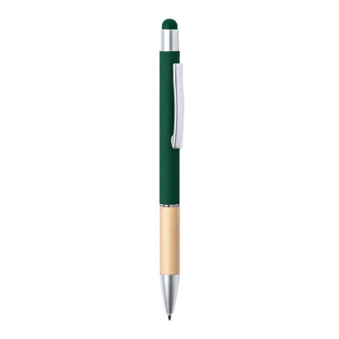 STYLO PUBLICITAIRE EN ALUMINUM 'ALUSTI SOFT TOUCH' - vert foncé