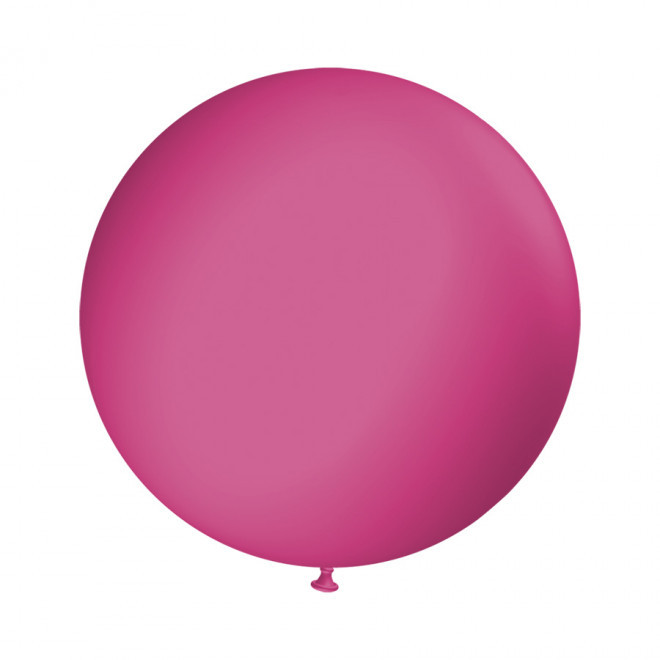  BALLONS DE BAUDRUCHE GÉANTS PERSONNALISÉS 'LUFTA' - fuchsia